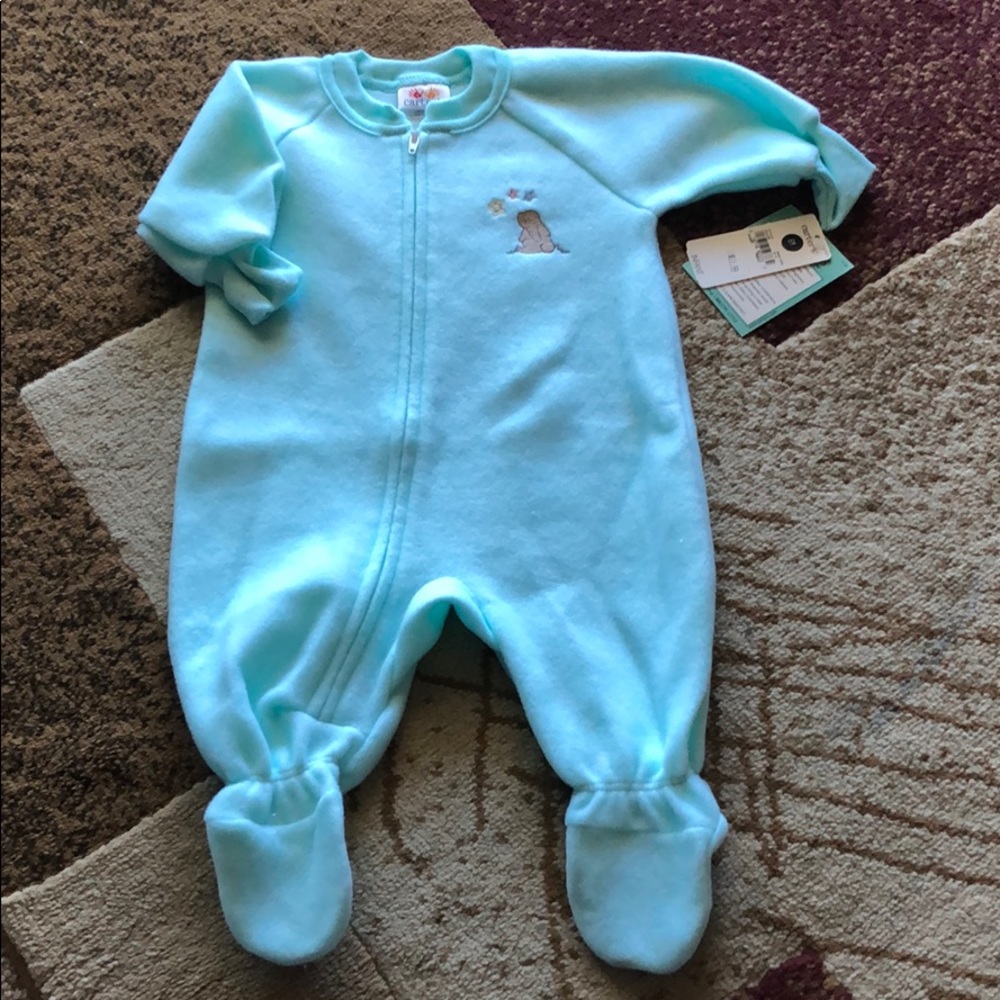 Footied fleece sleeper